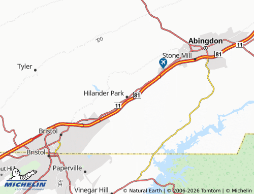 Mapa MICHELIN Hilander Park - ViaMichelin
