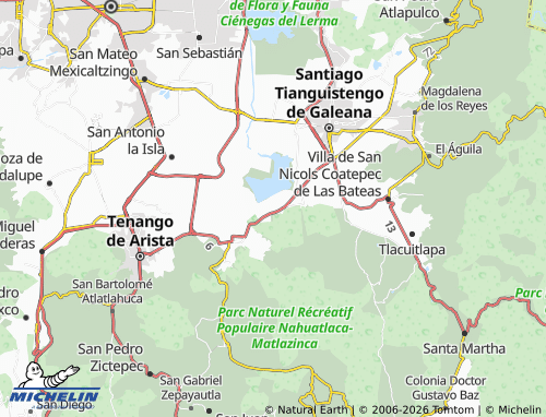 Mapa MICHELIN San Mateo Texcalyacac - ViaMichelin