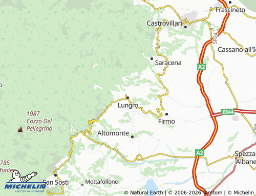 Carte MICHELIN Lungro - ViaMichelin