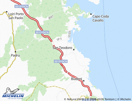 Mapa MICHELIN La Runcina - ViaMichelin