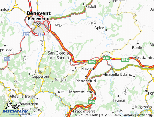 MICHELIN Calvi map - ViaMichelin