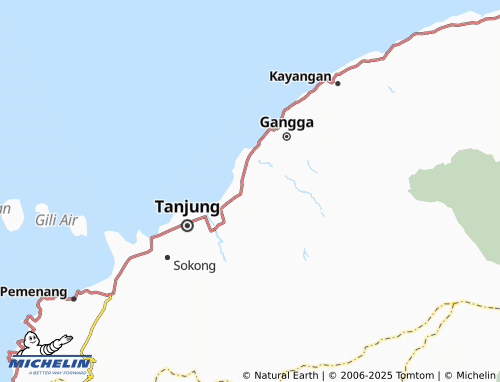 MICHELIN Gondang map - ViaMichelin