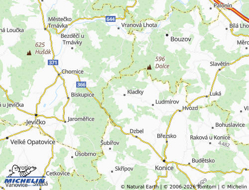 Mappa MICHELIN Kladky - ViaMichelin
