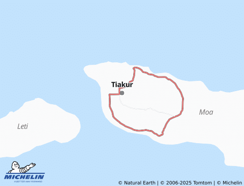 MICHELIN Tiakur map - ViaMichelin