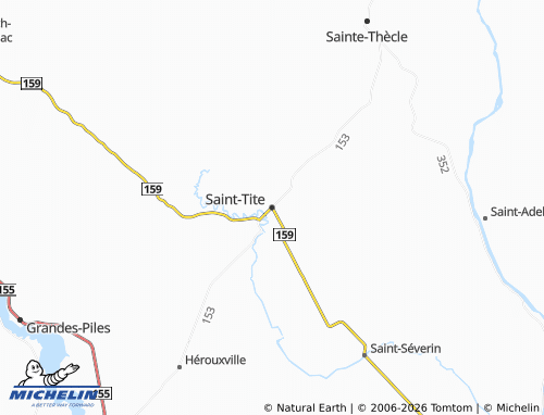 MICHELIN-Landkarte Saint-Tite - ViaMichelin