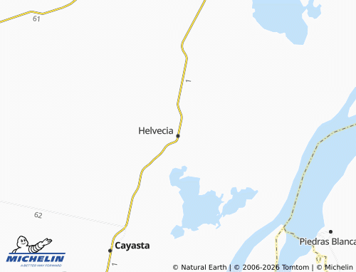 MICHELIN-Landkarte Helvecia - ViaMichelin