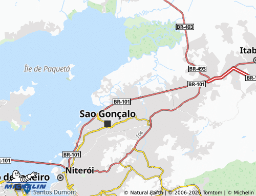 MICHELIN Itaúna map - ViaMichelin