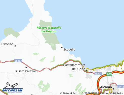Mappa MICHELIN Scopello - ViaMichelin