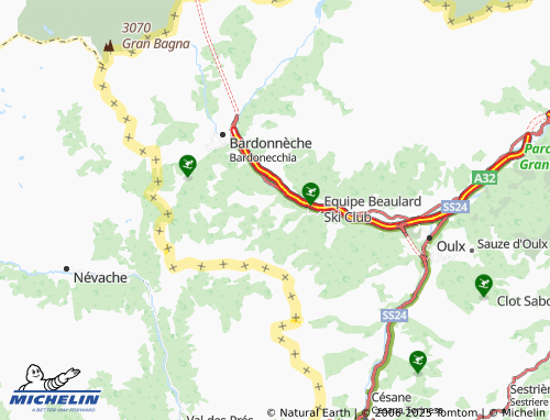 MICHELIN Puys map - ViaMichelin