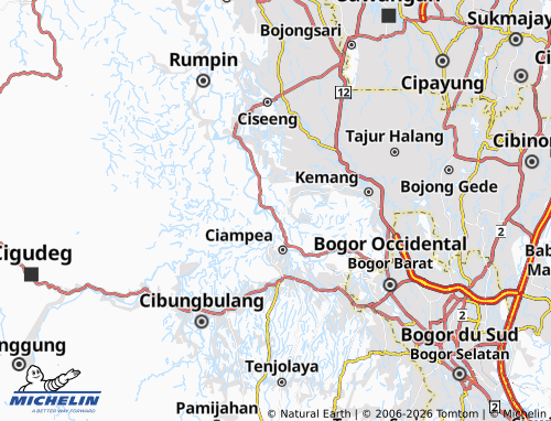 MICHELIN Mekarsari map - ViaMichelin