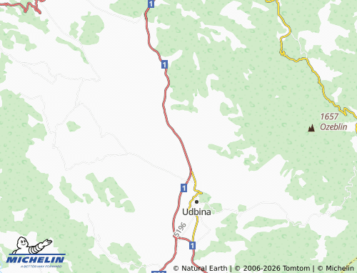 Mapa MICHELIN Jošan - ViaMichelin