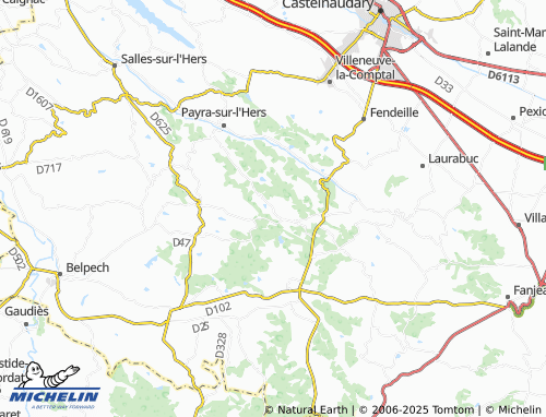MICHELIN Saint-Amans map - ViaMichelin