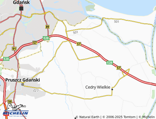 MICHELIN Wocławy map - ViaMichelin