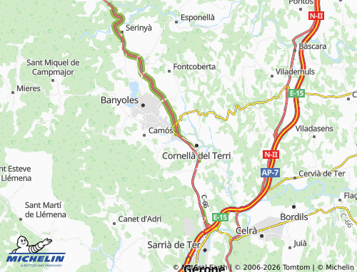 Carte MICHELIN Pont-Xetmar - ViaMichelin