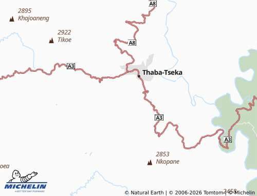 MICHELIN Ha Moqekela map - ViaMichelin