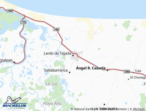 MICHELIN Lerdo de Tejada map - ViaMichelin