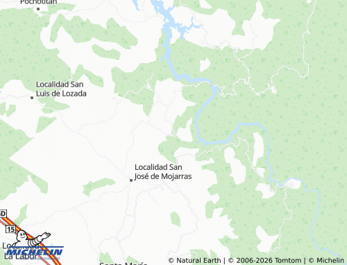 MICHELIN El Juanacaxtle map - ViaMichelin