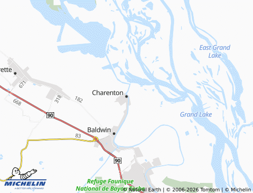 Kaart MICHELIN Charenton - ViaMichelin