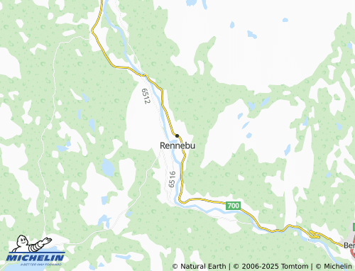 Kaart MICHELIN Rennebu - ViaMichelin