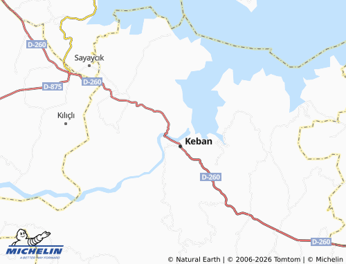 MICHELIN Baraj map - ViaMichelin