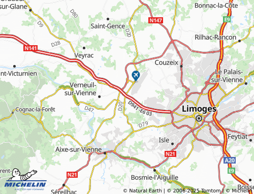 Mappa MICHELIN Le Breuil - ViaMichelin