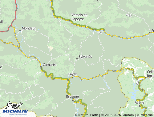 Mappa MICHELIN Sylvanès - ViaMichelin