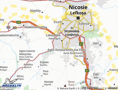 MICHELIN-Landkarte Agios Nikolaos - ViaMichelin