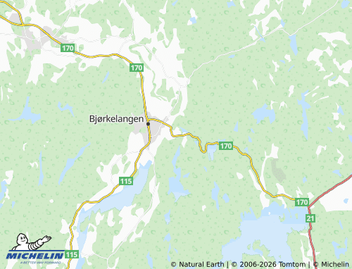 MICHELIN-Landkarte Eidsverket - ViaMichelin