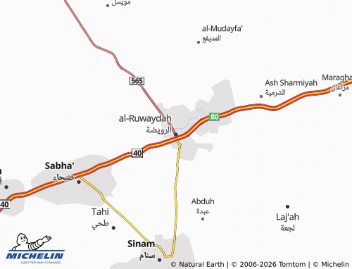 Carte MICHELIN al-Ruwaydah - ViaMichelin