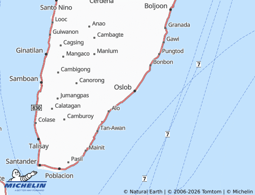 Mappa MICHELIN Daanlungsod - ViaMichelin