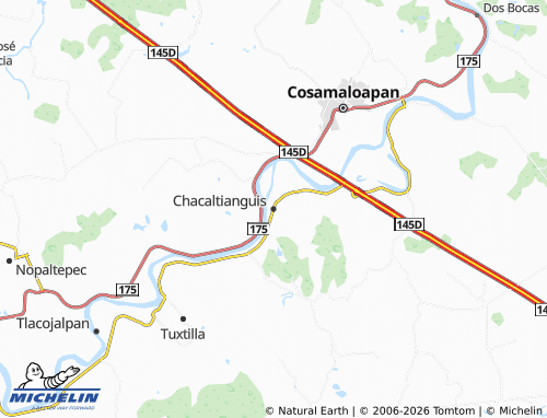 Mapa MICHELIN Chacaltianguis - ViaMichelin