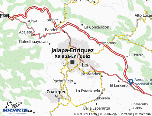 Mapa MICHELIN Setse, Xalapa - ViaMichelin