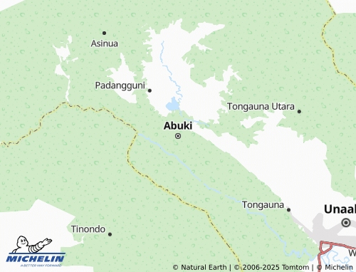 MICHELIN Abuki map - ViaMichelin