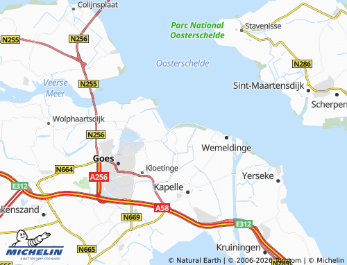 MICHELIN Kattendijke map - ViaMichelin