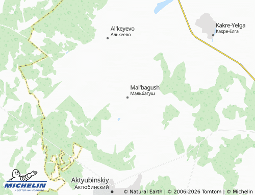 MICHELIN-Landkarte Mal'bagush - ViaMichelin