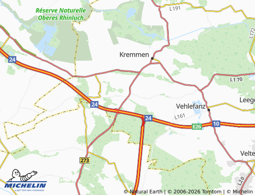 MICHELIN Staffelde map - ViaMichelin