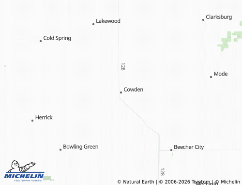 Mapa MICHELIN Cowden - ViaMichelin