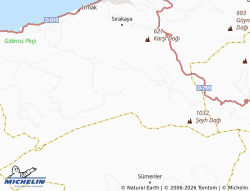 Mappa MICHELIN Derebucağı - ViaMichelin