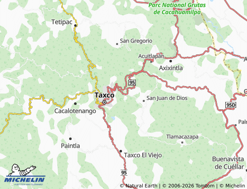 MICHELIN-Landkarte Tehuilotepec - ViaMichelin