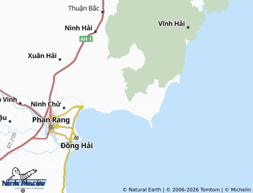 Mapa MICHELIN Nhơn Hải - ViaMichelin