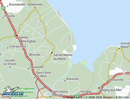 MICHELIN Pouppeville map - ViaMichelin