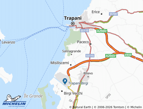Mapa MICHELIN Salinagrande - ViaMichelin