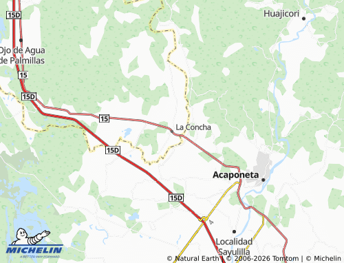 MICHELIN La Concha map - ViaMichelin