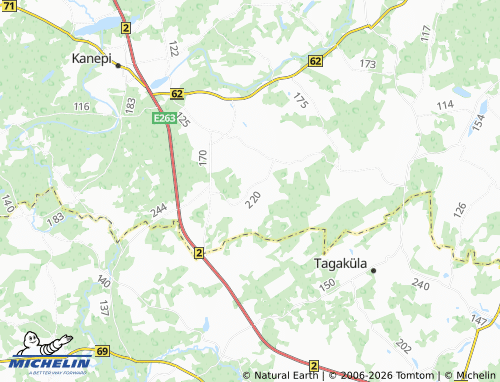 Mappa MICHELIN Närapää - ViaMichelin