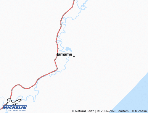 MICHELIN Jamame map - ViaMichelin