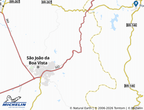 Mapa MICHELIN Águas da Prata - ViaMichelin