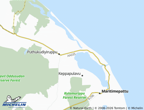 Mapa MICHELIN Manthuvil - ViaMichelin