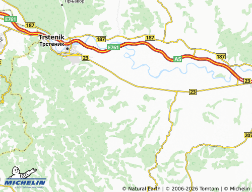 Mapa MICHELIN Lopaš - ViaMichelin