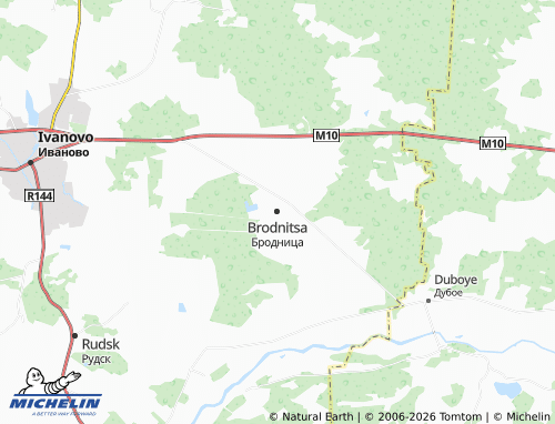 Carte MICHELIN Brodnitsa - ViaMichelin