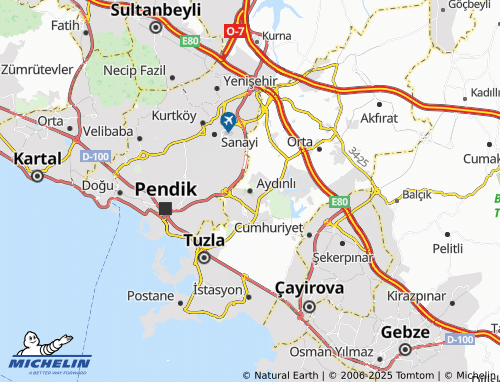 MICHELIN Aydınlı map - ViaMichelin